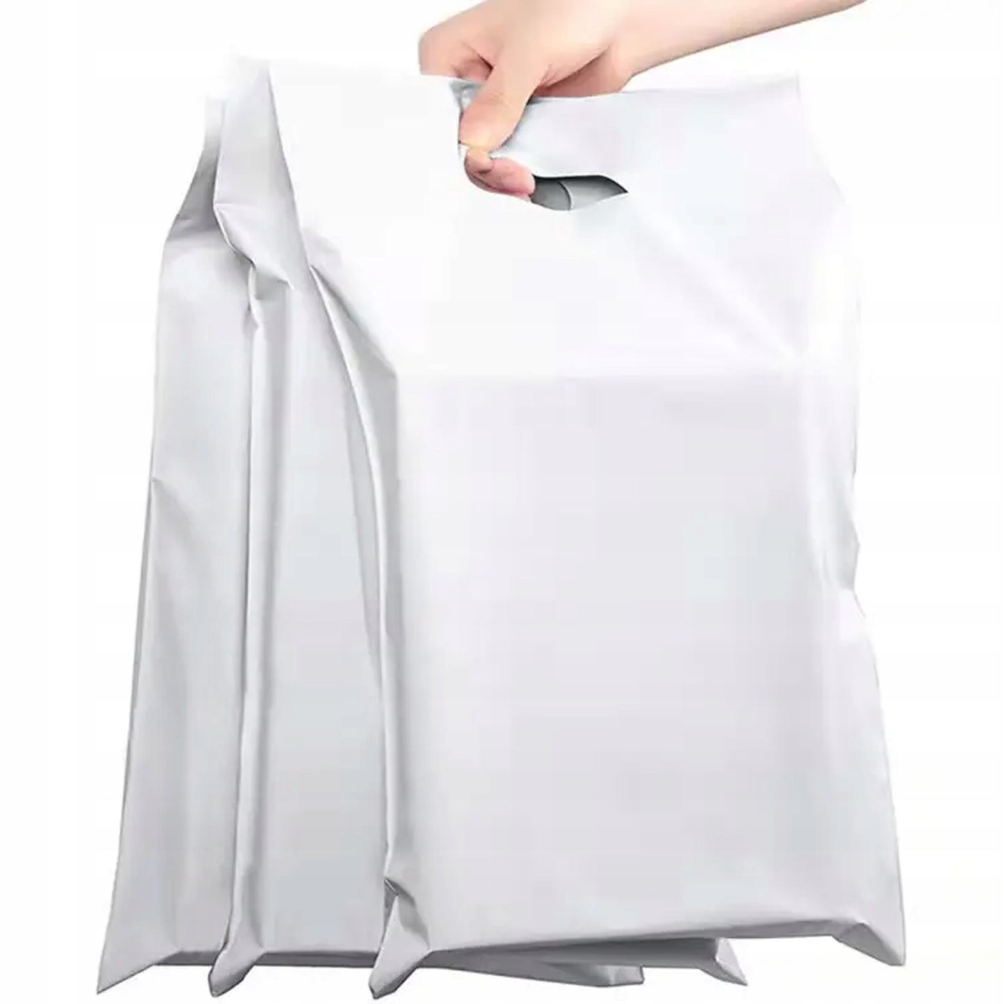 foliopaki kurierskie biaŁe z rĄczkĄ 260x350+70 50 szt