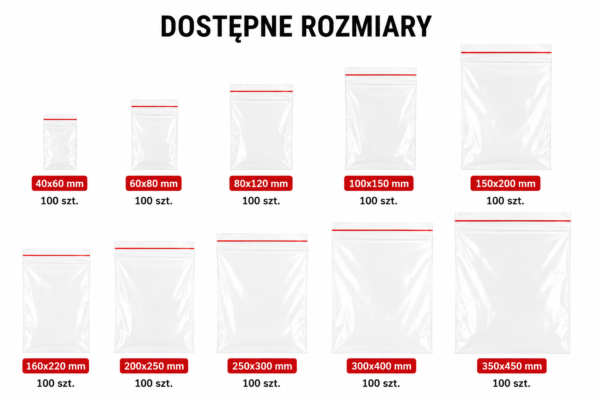 woreczki strunowe zipp grube mocne